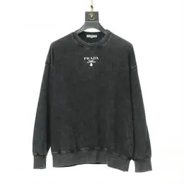 prada sweatshirt manches longues pour unisexe s_12612a1